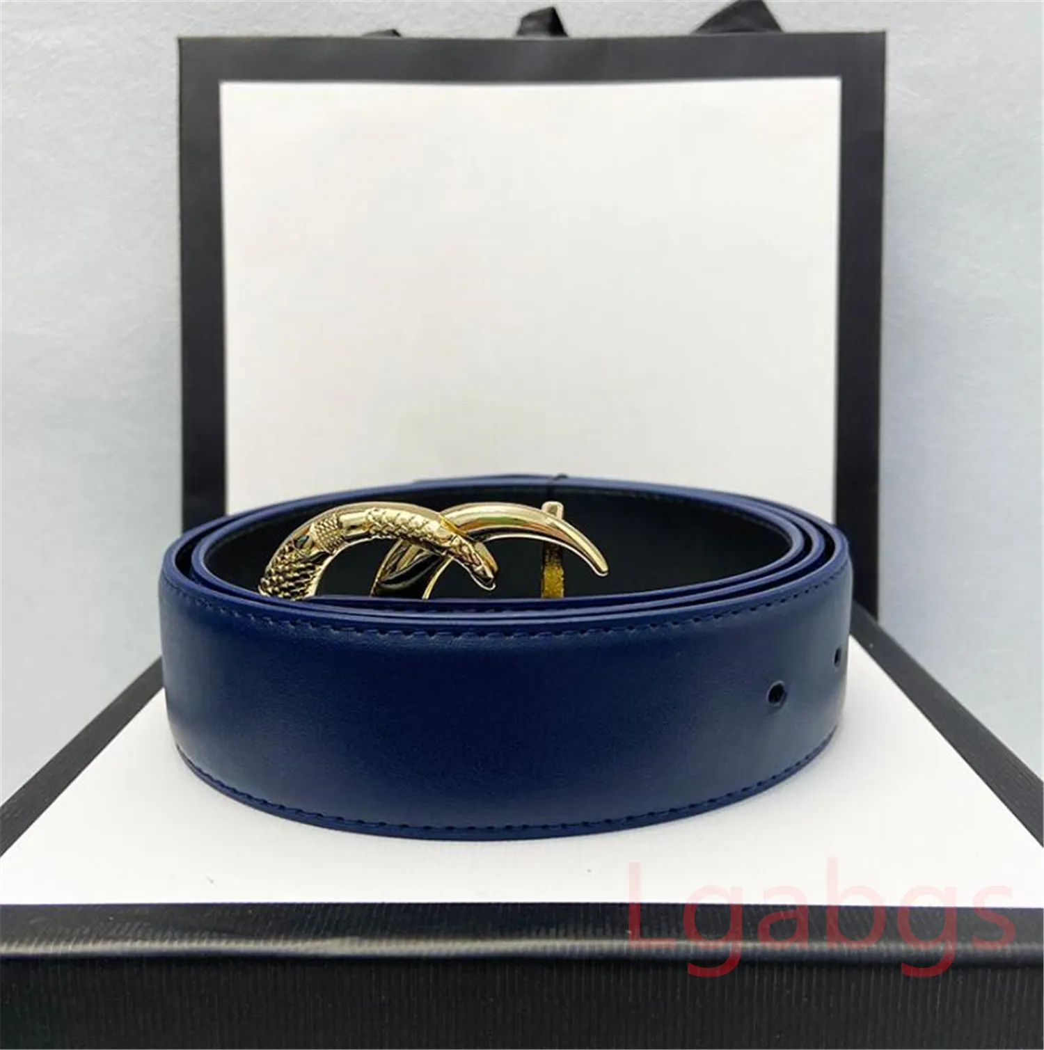 Luxury Designers Belt Double Letter Buckle High Quality Fashion Classic Width 3 8 CM Genuine Leather Women Belts Men Letter Waistb289q