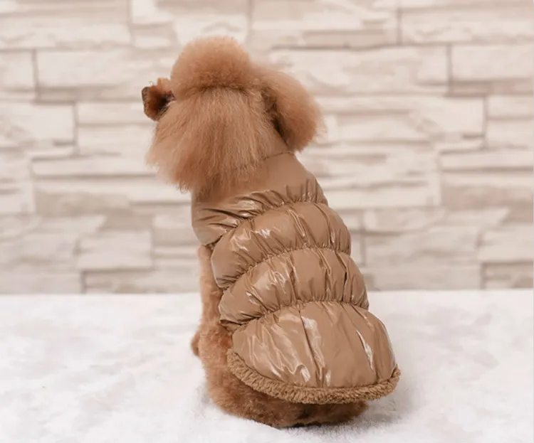 Winddichte Winterkleidung Hundeweste Daunenjacke Gepolsterte Kleidung für Welpen Kleine Hunde Warmes Chihuahua-Outfit Yorkie-Bekleidung Heimtierbedarf2831