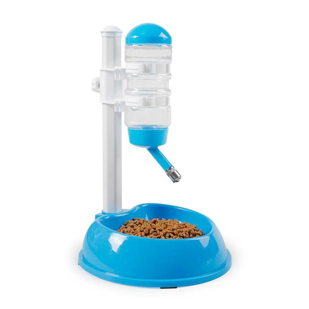 500 ml Automatisk vattendispensermatare mat selffed skål för hund katt drinkare husdjur förvaring y200917