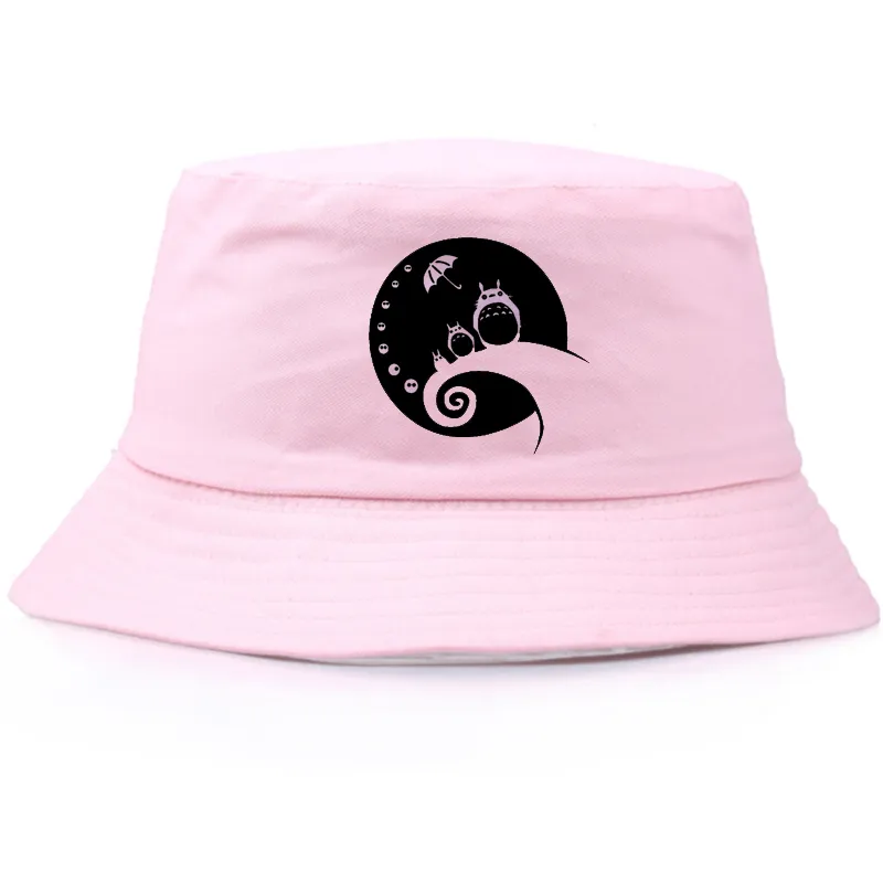 Totoro Studio Ghibli Harajuku Kawaii Bucket Hat Summer Casual Brand Unisex fisherman hat5645068