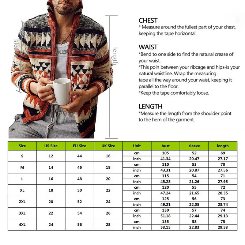 Laamei Hombres Otoño Suéter Chaqueta Moda Geometrías Punto Outwear Abrigo Suéter Hombres Con Capucha Cardigan Vintage Suéter Jumper 201221