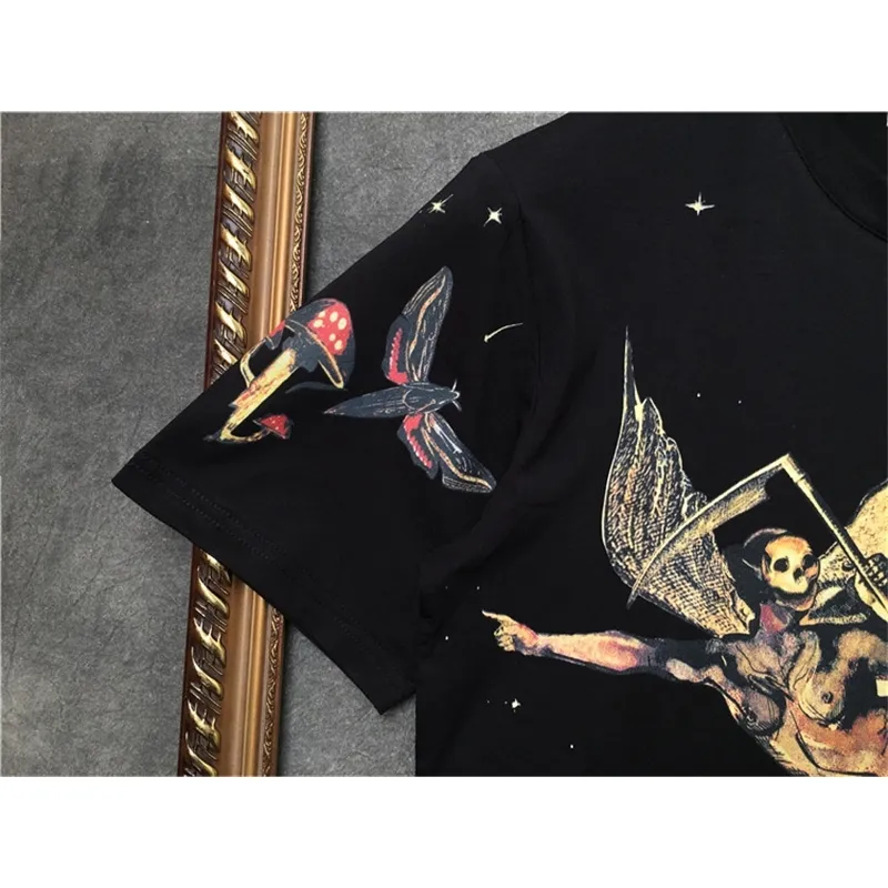 Designer luxury tag clothing mens t shirt skull print short sleeve cotton casual star tshirt Camiseta womens tee tops