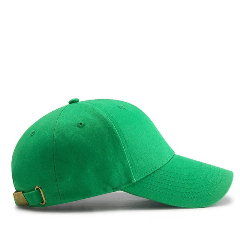 Fibonacci marca de alta calidad gorra de béisbol verde algodón clásico hombres mujeres sombrero snapback gorras de golf J1225235T