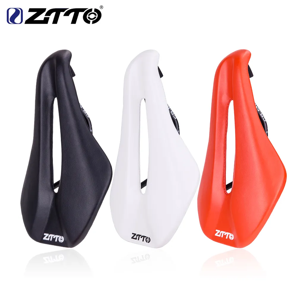 ZTTO MTB Road Bike Saddle Bicycle Ergonomic Short Nose Design Saddle Wide and Comfort Long Trip 146mm Ultralight TT Seat Hollow5058287