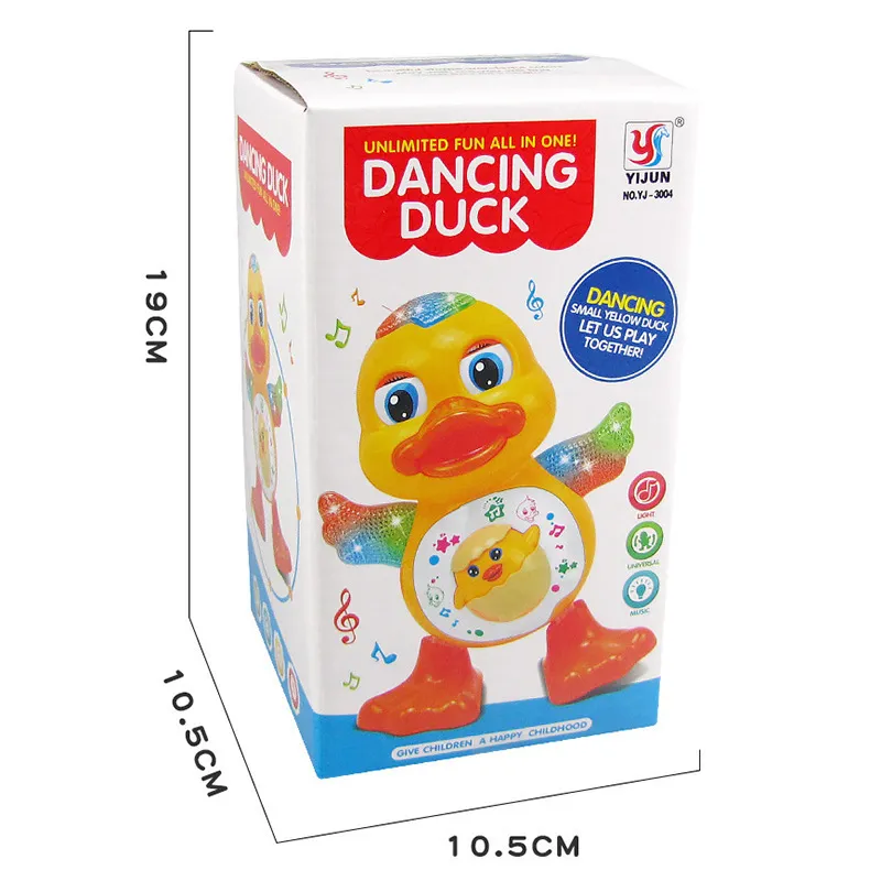 Canard de danse musical alimenté par batterie Zhenwei avec un cadeau de jouet électronique de waddle intéressant pour les enfants LJ206916826