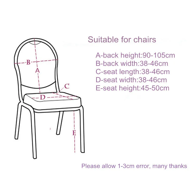 Nieuwe stretch trouwstoelhoezen met rozenbloem solide witte rode spandex stoelhoes voor hotel banket feest huis textiel T200601