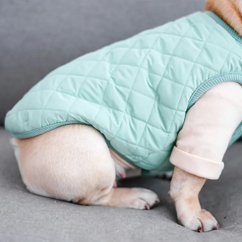 犬の服用の冬のペット犬ベストジャケット服小さな中程度の大きな犬用防風のコスチュームフランスのブルドッグチワワ20229K