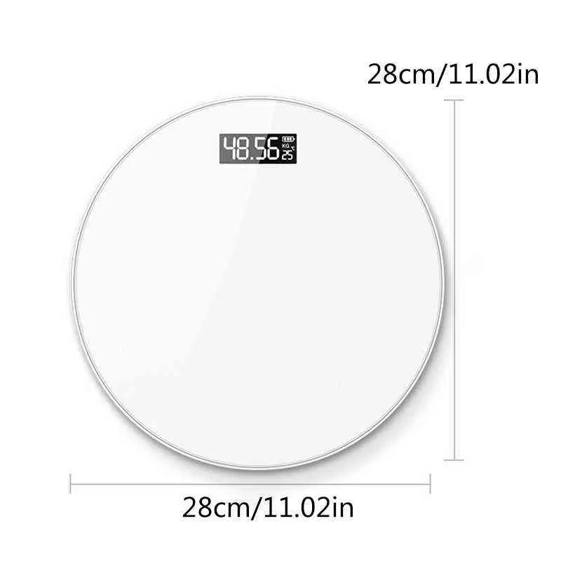 욕실 규모 디지털 무게 지방 전자 측정 바닥 거울 유리 정확한 빛 균형 여자 건강한 맨발 H1229