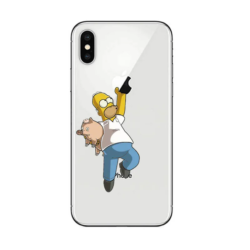 Homer J Simpson Jay Bart Simpson iPhone 11 12 Mini Pro Max 6 7 7 8 Plus XR XS SE 2020 TPU 실리콘 커버 8758729