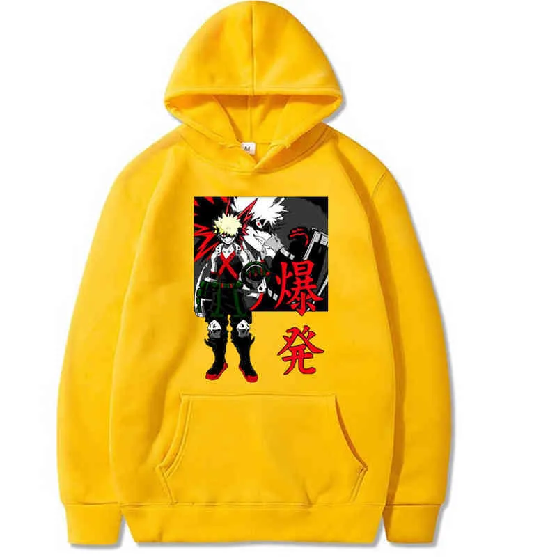 2020 My Hero Academia Unisex Hoodies Japans Anime Gedrukt Heren Hoodie Casual Sweatshirts H1227