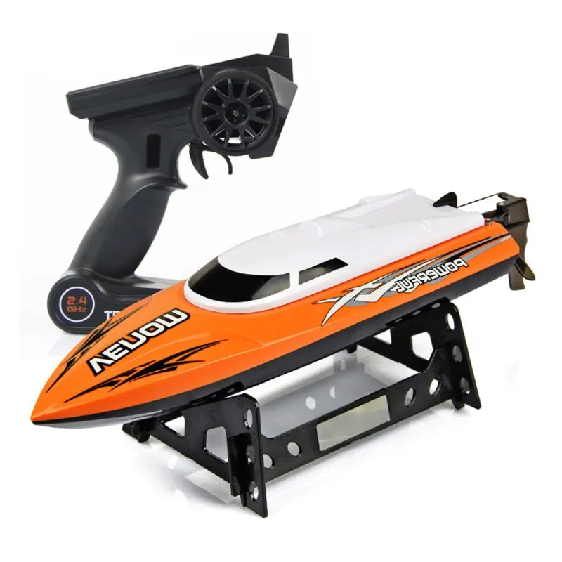 24G High Speed Boat Speedboat for Adults or Kids Boys or Girls Remote Control Boat for LakesPoolsPonds Drop ship