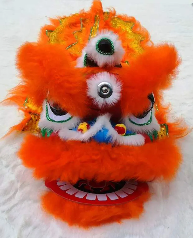 Costumes de mascotteDanse du lion Costume de mascotte chinoise Enfants 5-12 ans Cartoon Family Prop Costume Party Activity Performance Costume