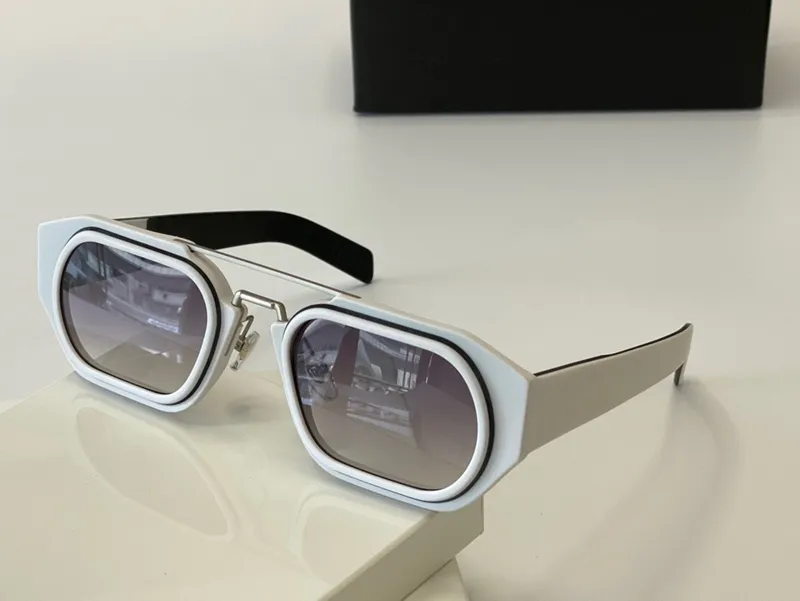 La nuova popolare piastra occhiali da sole moda 01 con montatura in metallo ottagonale tendenza stile moda serie ape di alta qualità SPR01WS viene fornita con custodia273m