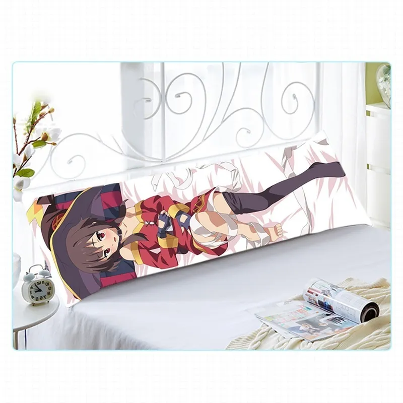 Anime Konosuba God039s Blessing su questo meraviglioso mondo Megumin Dakimakura Copertine Case di copertina del cuscino il corpo abbraccio 2012129191335