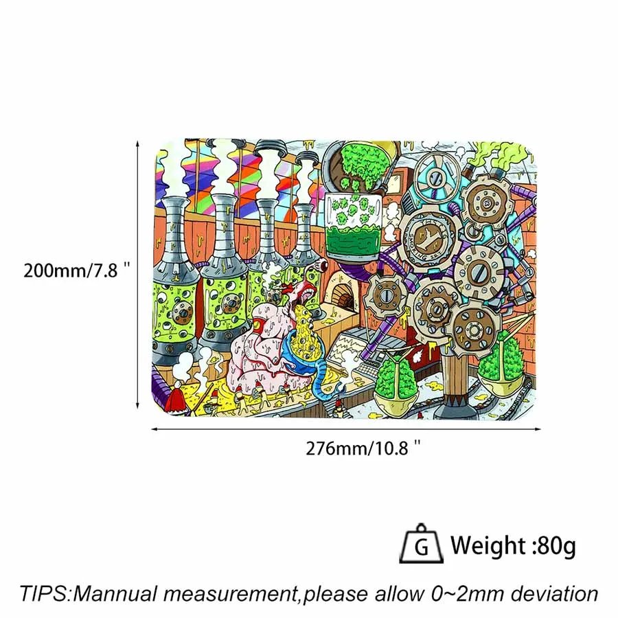 Tapis de cuisson en cire de Silicone créatif, résistant à la chaleur, antiadhésif, tapis de cuisson antidérapant, Dab pour herbes sèches, huile 275Q