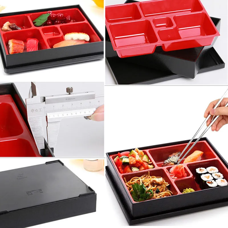 Bento Lunch Box Office Food Container Portable Rice Sushi Catering Student Plast Box For Food Container Bento Box30 Y01203480300