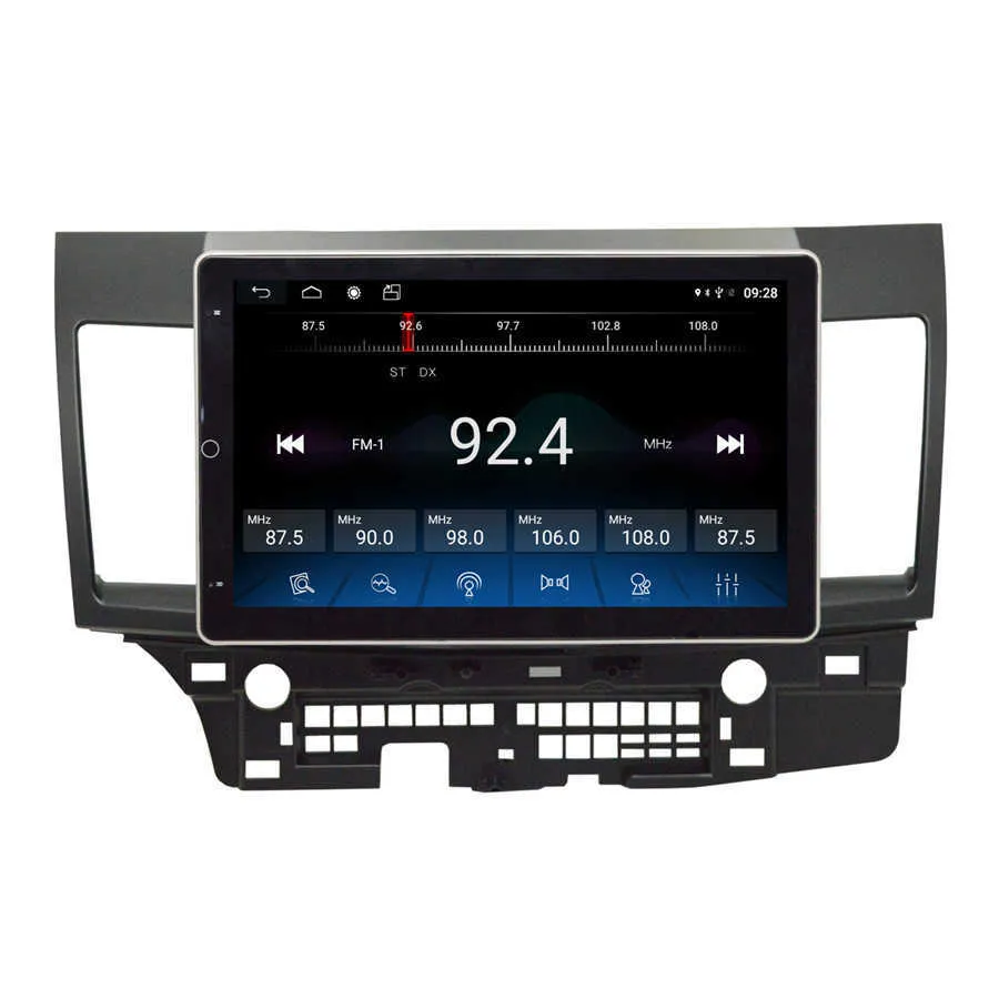 For Mitsubishi Lancer Android 8.1 Car GPS Navigation Radio Stereo Bluetooth Wifi/3G/4G
