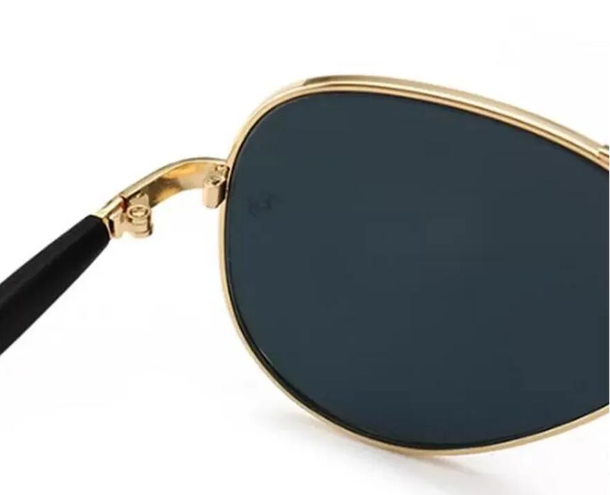 Occhiali da sole moda classica uomo donna tonalità estive lenti a specchio occhiali da sole UV400 montatura interamente in metallo guida shopping viaggi O218k