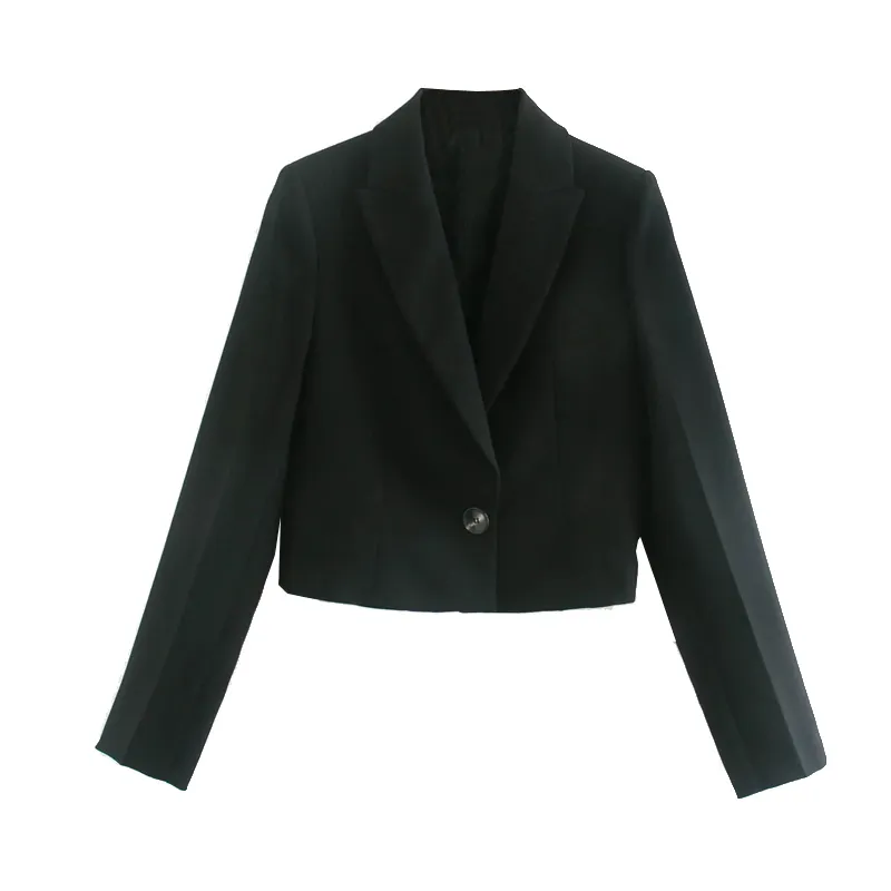 ZA Suit Setleri Kadınlar İngiltere Ofis Basit Katı Tek Düğme Kısa Kadın Blazers Ceket Ve Şort Bermuda İki Adet Setleri X1214