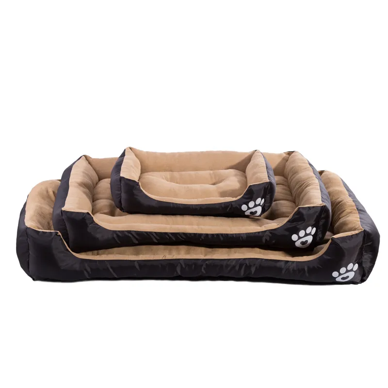 Кровать для собак Водонепроницаемой кровать для собак, умываемой S-3XL Pet Bed