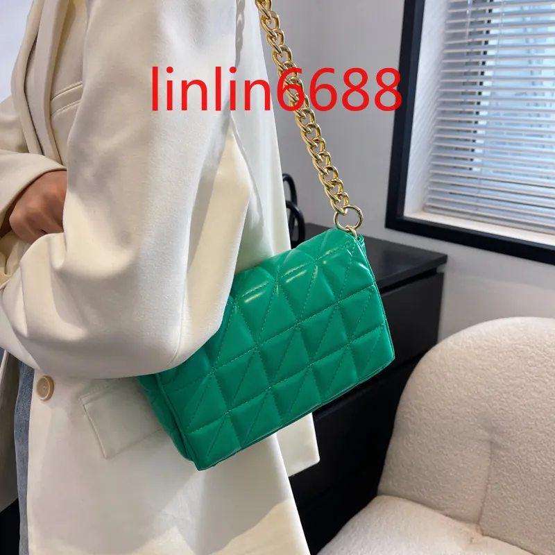 Lingge 자수 스레드 체인 겨드랑이 가방 DY5058은 올해 유행, 간단한, 하나의 어깨 메신저 가방, 여성을위한 작은 사각형 핸드백
