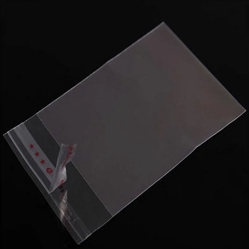 Thicken Clear Self-adhesive Cellophane Bag Self Sealing Small Plastic Bags Packing Resealable jewelry Packaging Pouch2943