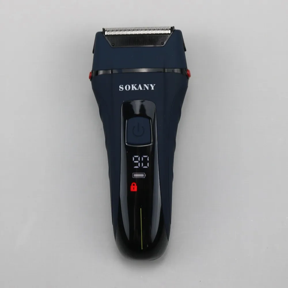 Аккумулятор электрическая бритва для мужчин бороды электрические бритвы аккумуляторные лица волосы влажный сухой бритье 100-240V USB