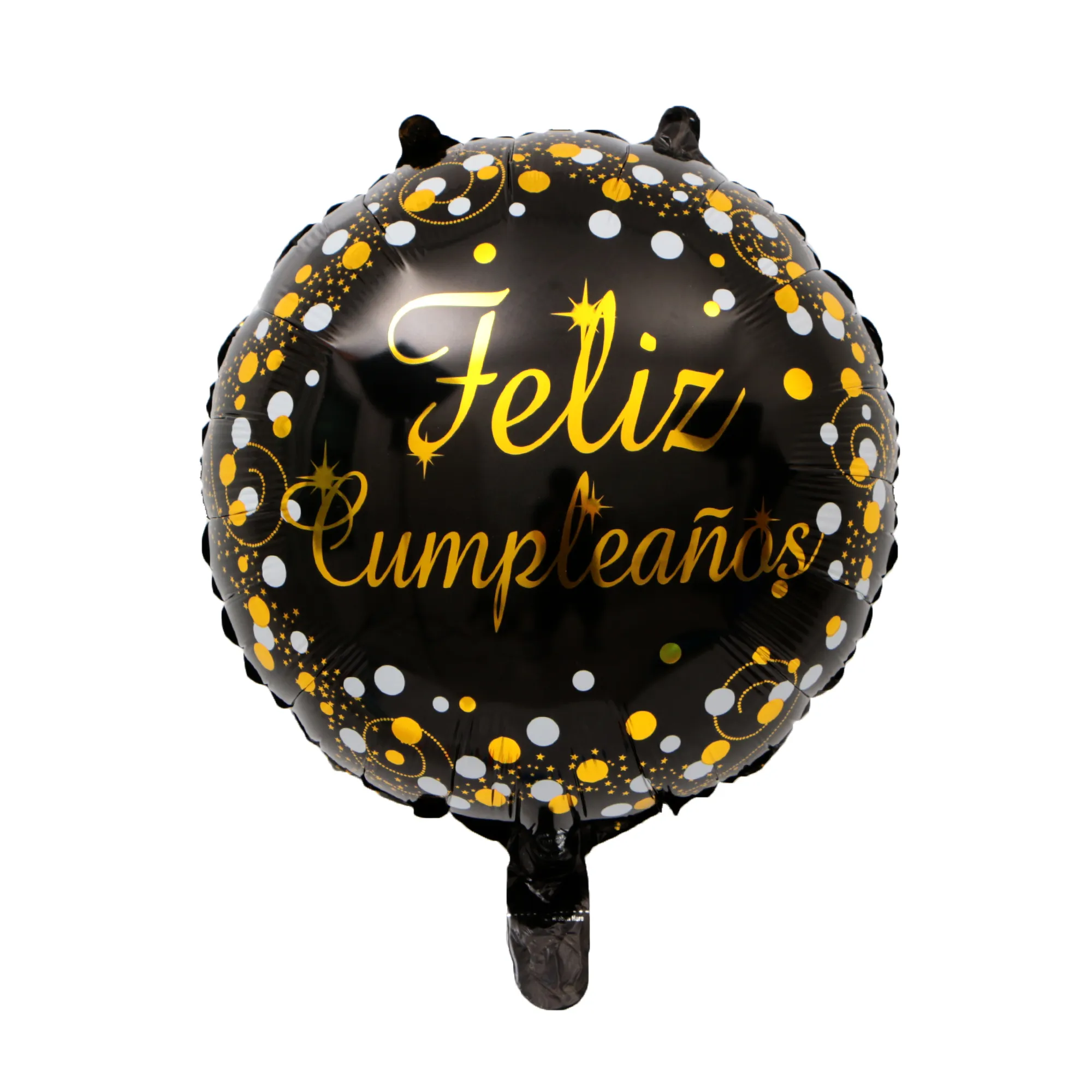 18inch New Spanish helium foil Feliz cumpleaños balloons globo happy birthday decor Rose Gold Round bulk sell 1027