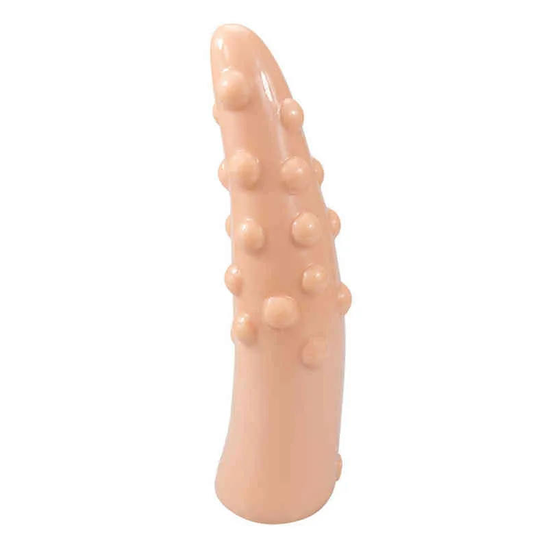 NXY Dildos Anal Toys Large Grain Ox Horn Plug for Men and Women Masturbation Device Sm External Expansion Fun Backyard Adult Sex Products 0225