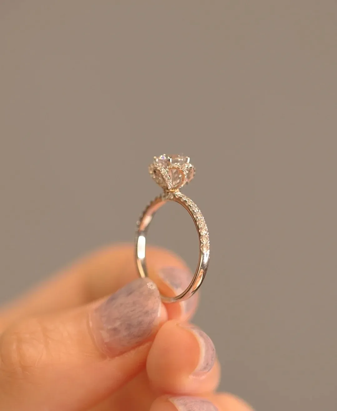 Crystal Rings for Women Fashion Flower Silvery Wedding Damesring Luxuremerk Juwelen Geschenken Accessoires315p