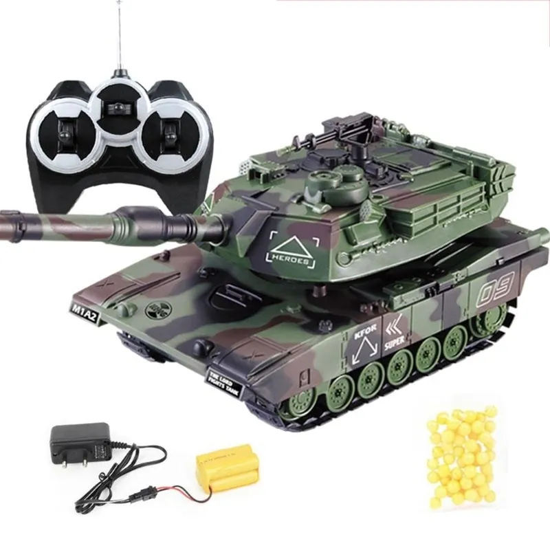 1:32 Военная война RC боевой танк тяжелый крупный интерактивный дистанционного управления игрушечный автомобиль 201208