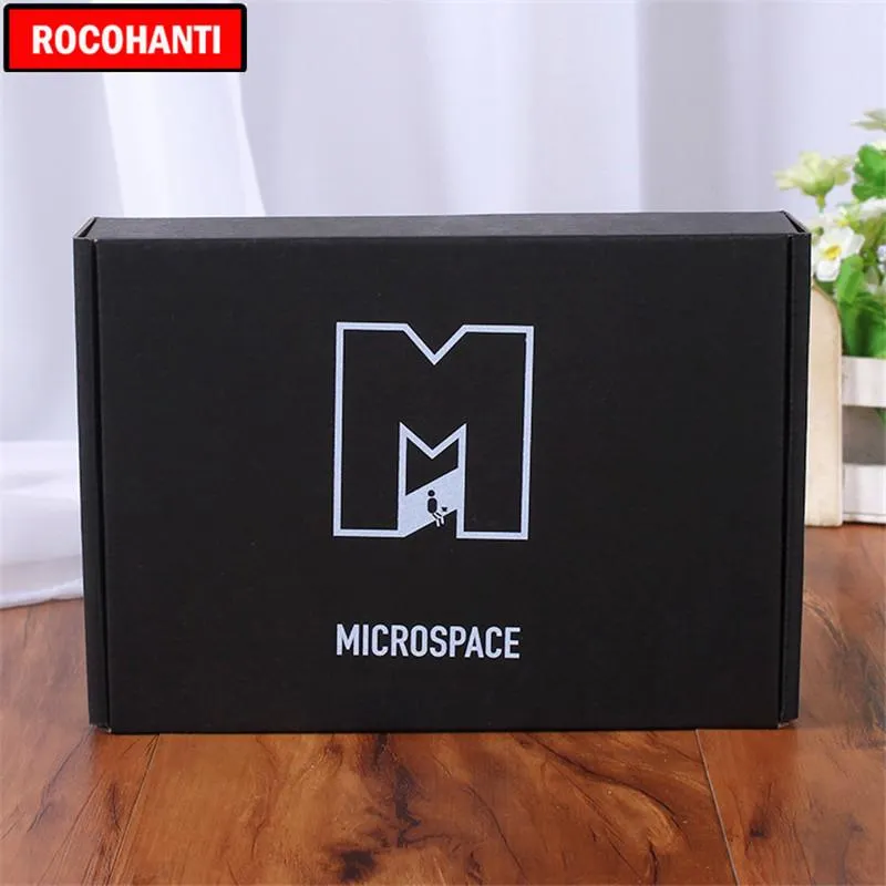Scatole imballaggio regalo con scatola postale nera stampata con logo personalizzato 100X269i