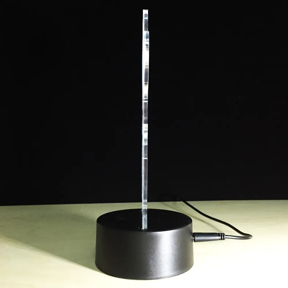 Bleach Kurosaki Ichigo Ban Kai Lámpara 3D LED luces nocturnas Lámpara para la mesa de decoración del hogar Lámpara263r