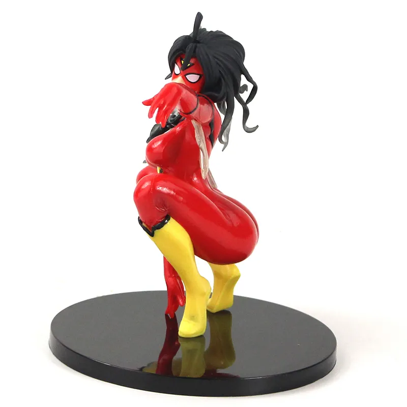14cm Bishoujo 동상 스파이더 우먼 액션 그림 17 스케일 거미 여성 PVC 수집 가능한 인형 모델 장난감 선물 T2004132909158