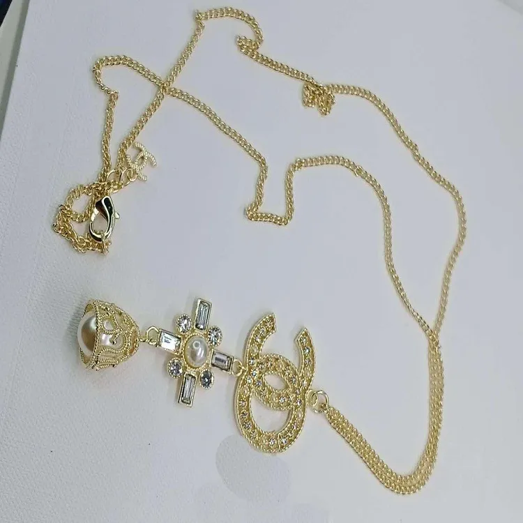 Xiangjia небольшой аромат новый продукт жемчужное ожерелье с бриллиантами Two Wear Invincible Highquality Style9229309