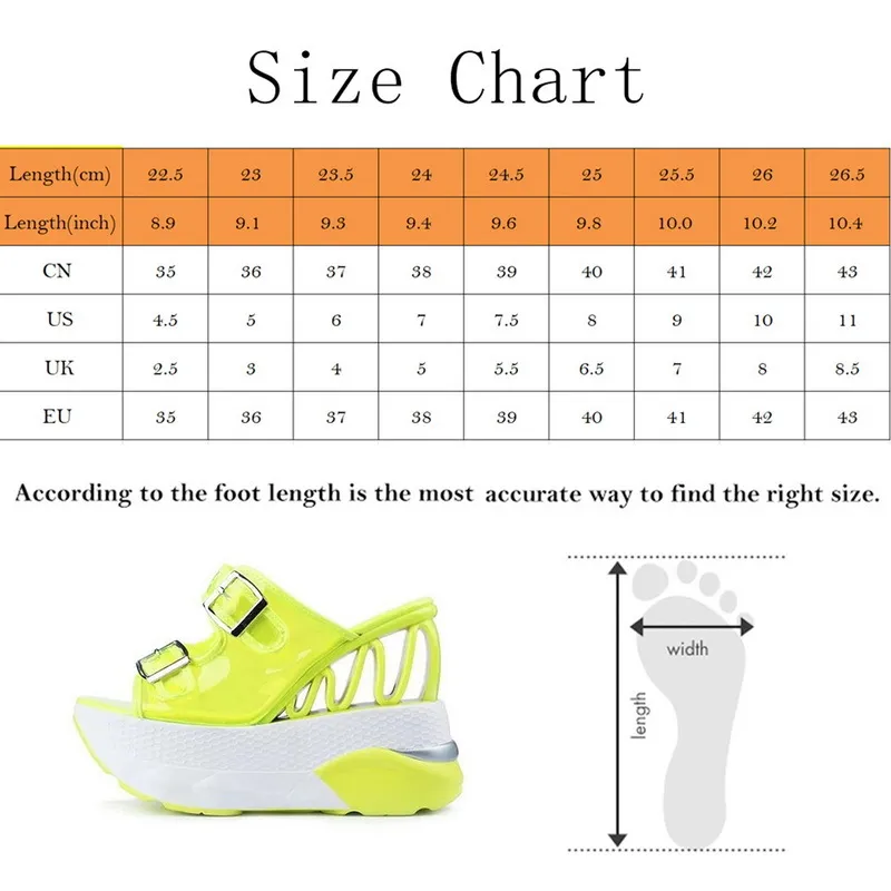 New Arrival Fashion Summer INS High Wedges Sandals Women 2020 Brand Casual Bright Colors Platform Beach Shoes Woman X1020