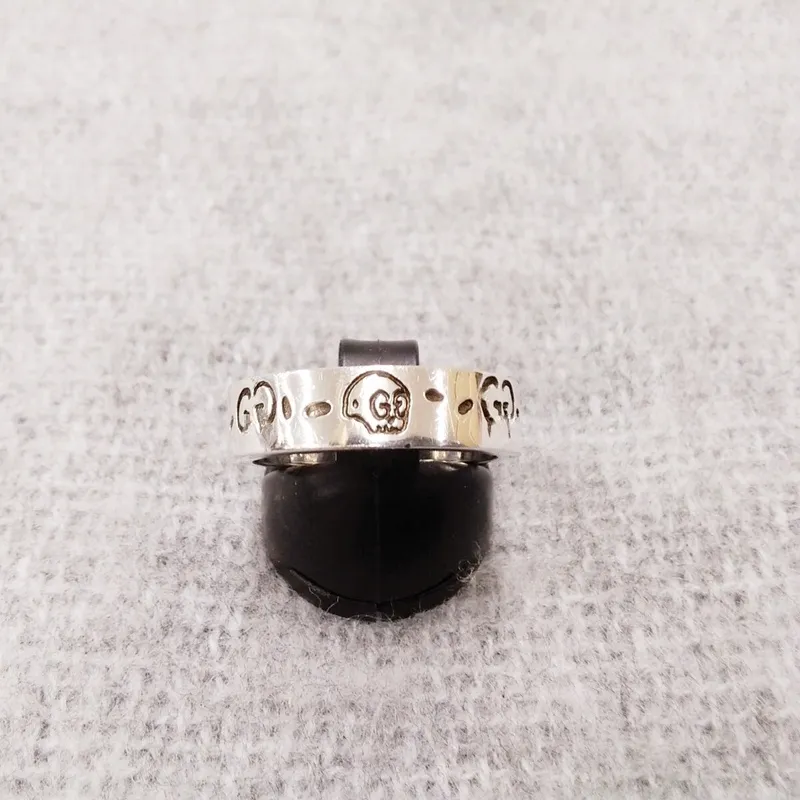 Luxo 6ucci jóias 925 esterlina prata prata anéis fantasma para mulheres casais casais dedo anel de dedo com caixa de aniversário presentes 455318