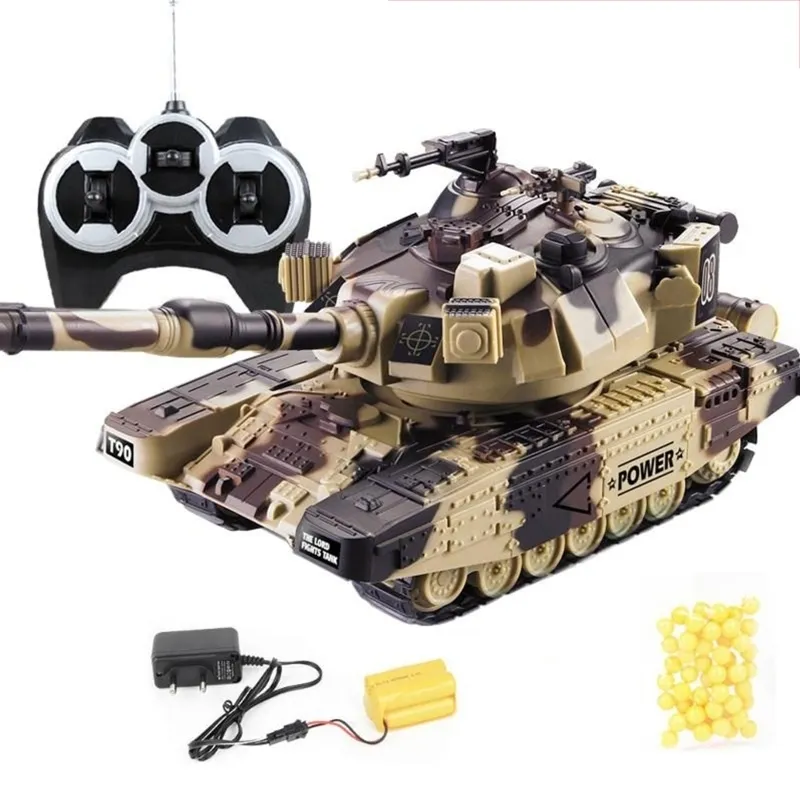 1:32 Военная война RC боевой танк тяжелый крупный интерактивный дистанционного управления игрушечный автомобиль 201208