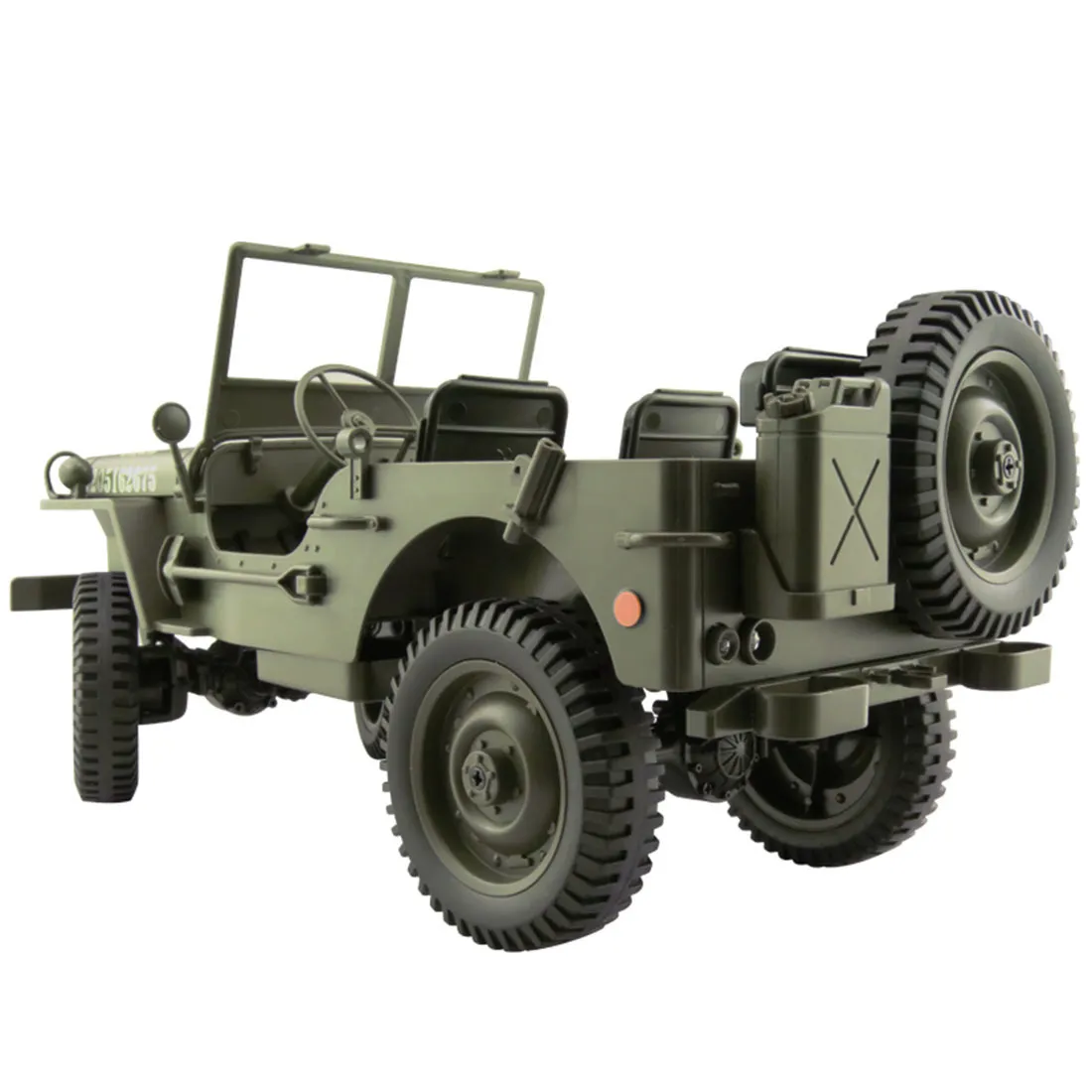 110 RC 24G Дистанционное управление моделированием Jeep Fourwheel Drive Offroad военное скалолочное автомобиль Diecast Led 4WD Than Toys5124359