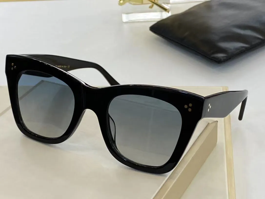Moda kedi göz güneş gözlüğü kadınlar için siyah kahverengi kaplumbağa gradyan kare tasarım güneş gözlüğü UV koruma kutusu308o