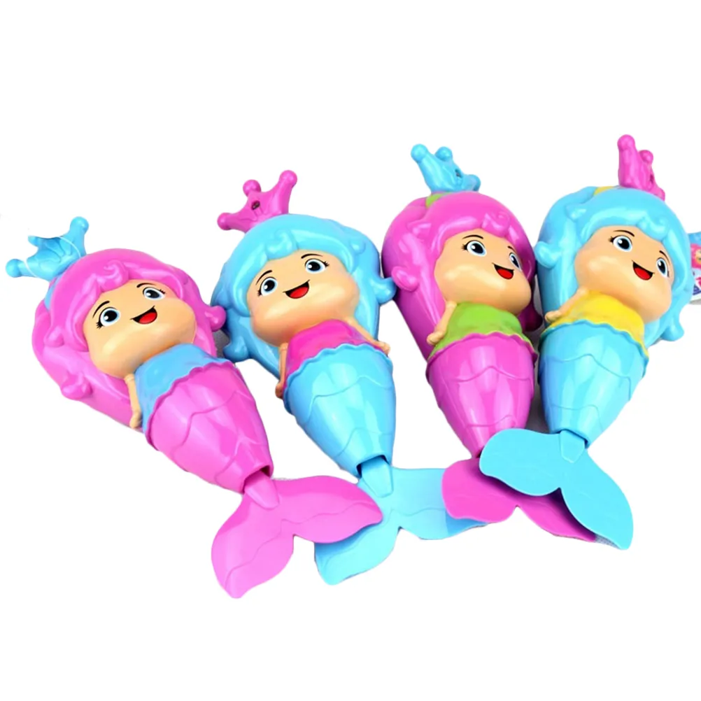 Novelty Games Bath Tub Fun Swimming Baby Bath Toy Mermaid Wind Up Floating Water Toy For Kids Juguetes Playa Bad Speeltjes Water T9572784