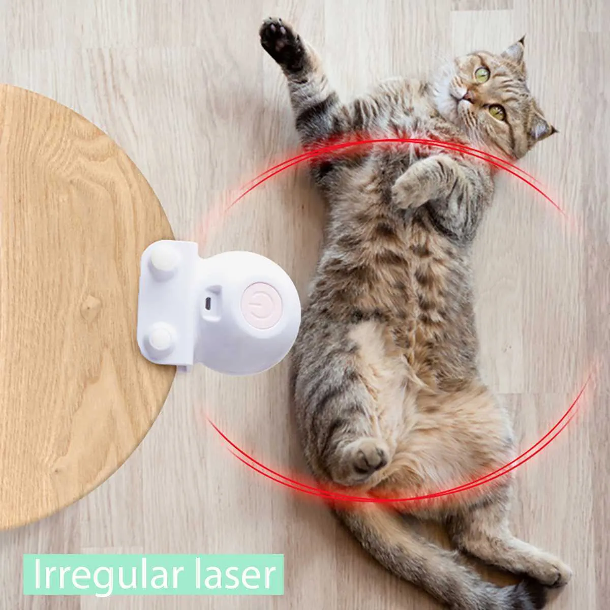 Giocattolo elettronico gatti animali domestici Piuma Smart Ostacoli laser con rilevamento automatico USB Elettrico Divertente Cat Stick 201217