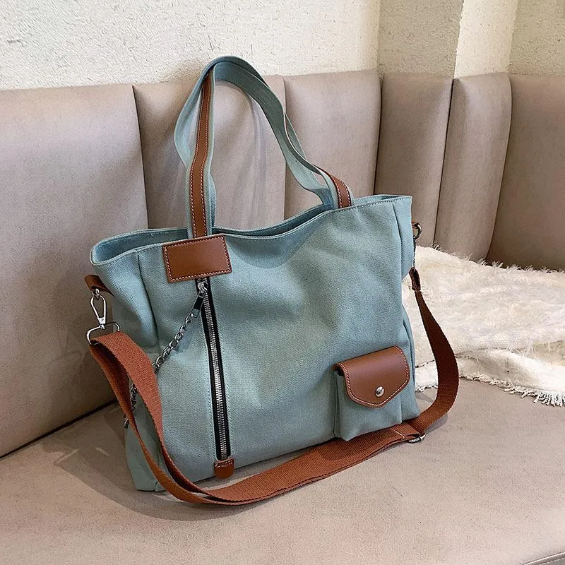 Вечерние сумки повседневное холст плечо для женщин мода большая мощность Spring Shopper Design Descags Luxury Bag Woman Crossbod212p