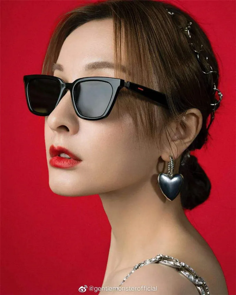 KANE Nieuwe heren dames mode netto beroemdheid netto beroemdheid zonnebril UVStone gebruikt hoogwaardige platen om Cat eye-frames te creëren voor sen228W