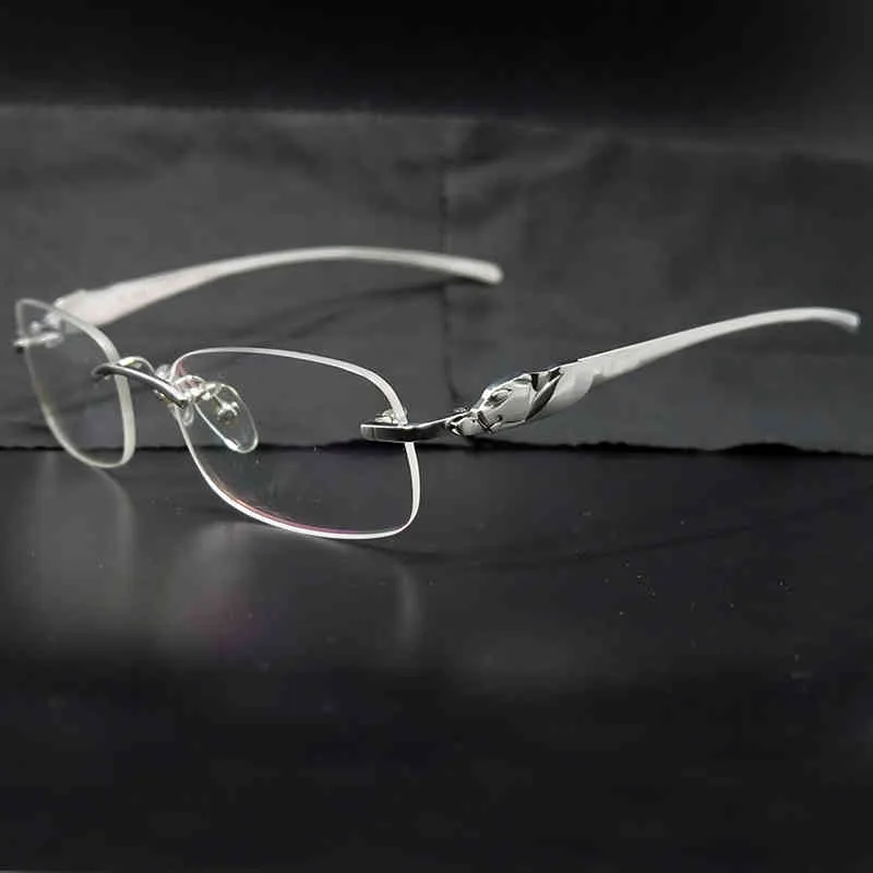 Cadre de lunettes clair Carter Panther Desinger marque lunettes Spectales cadre remplissage Prescription lunettes cadres pour hommes