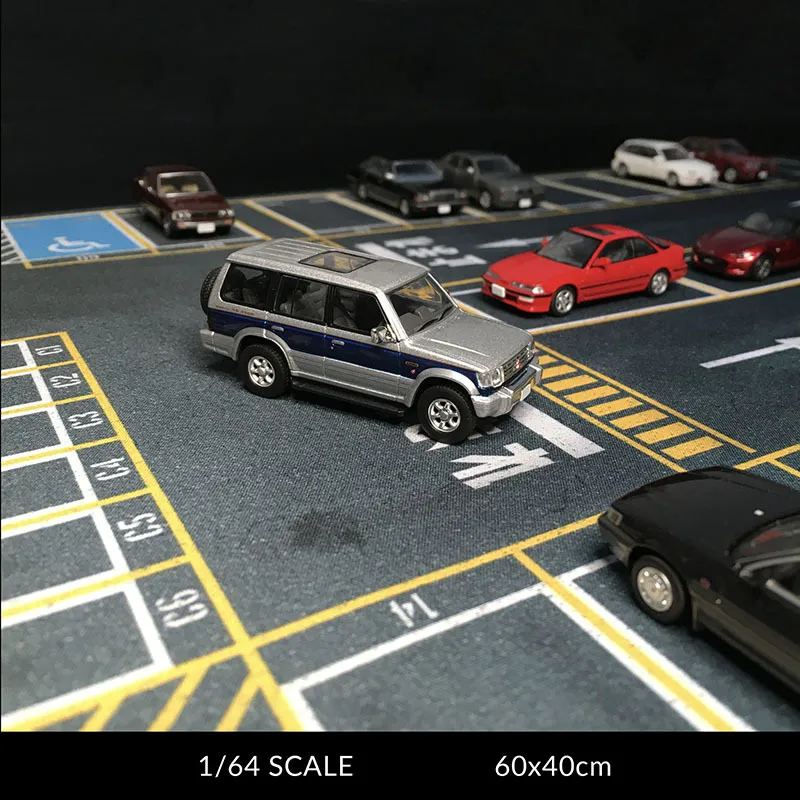 Grand tapis de Parking pour Garage souterrain à échelle 164, pour modèle de voiture en alliage moulé sous pression, affichage de scène de véhicule, tapis de souris jouet, spectacle de scène X015740685