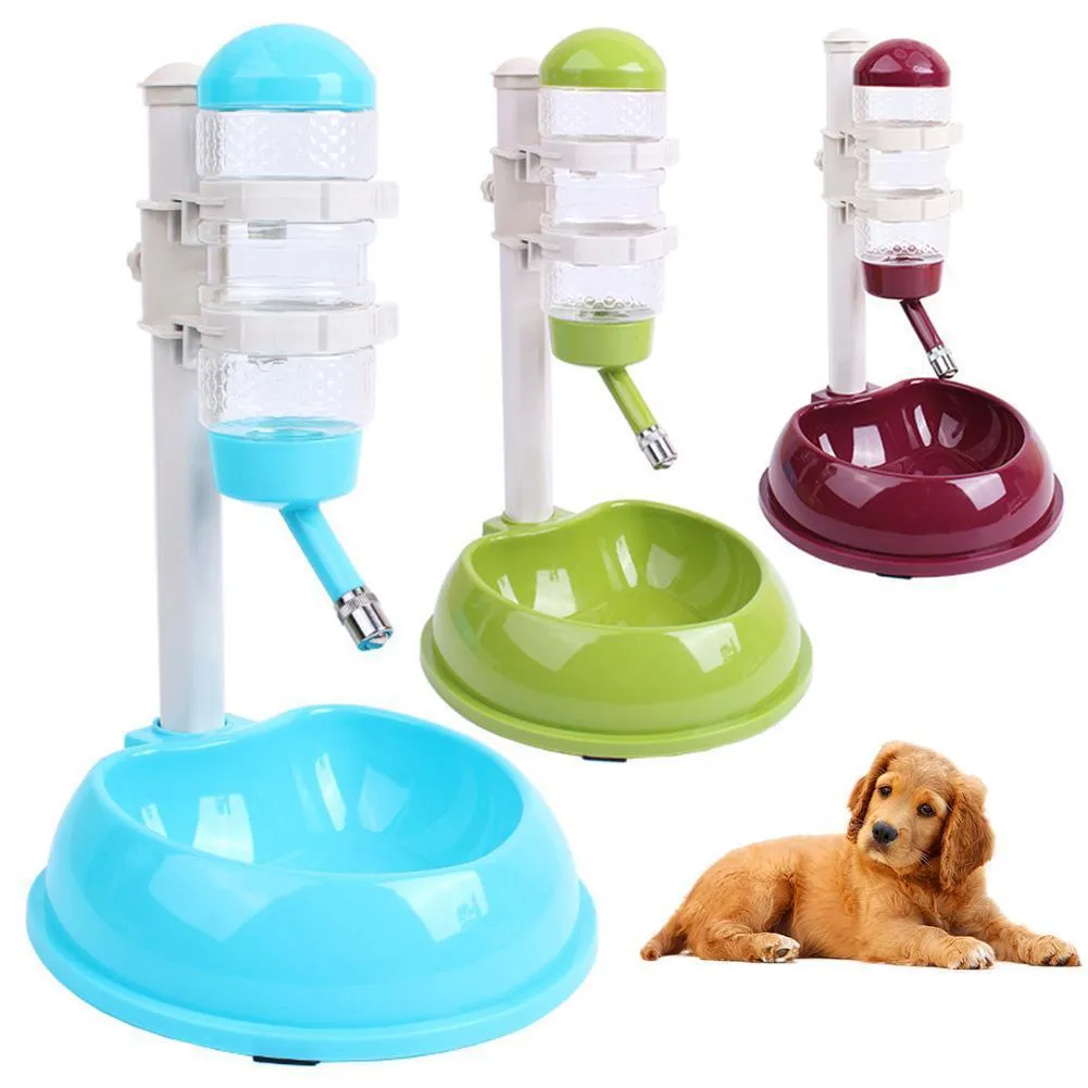 500ml Pet Distributeur d'eau automatique Dog Feeder Gamelle pour chat Buveur Fournitures Stockage Y200917