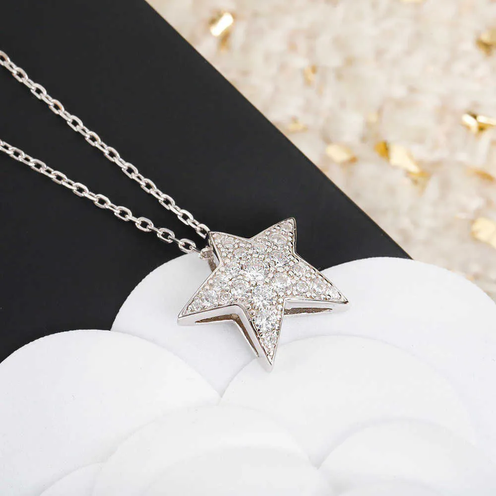 Fashion Temperament Sweet Temperament Meteor Comet Star Necklace Women039s Shine Silver 925 Designer Jewelry Fairy Grunge Uniqu8860154