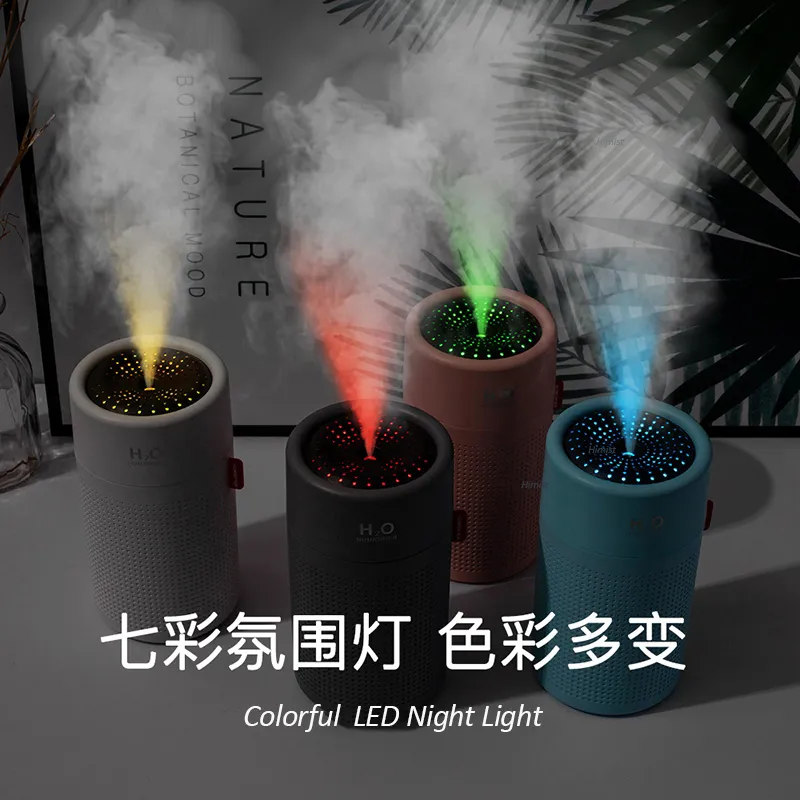 ワイヤレス空気加湿器USBポートベールAROMA DIFFUSER 2000MAHバッテリー充電式umidificadorエッセンシャルオイルHumidificador Y200111192W