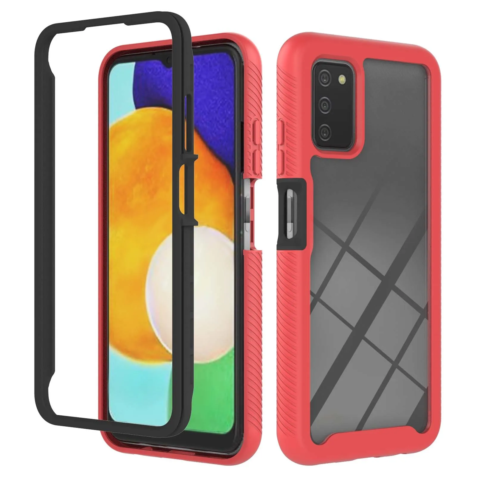 2 in 1 Hybrid Rugged Protective Cases For Samsung Galaxy A03S A02S A82 A22 A12 A32 A42 A52 A72 S21 S20 FE A51 A71 A21s Back Cover